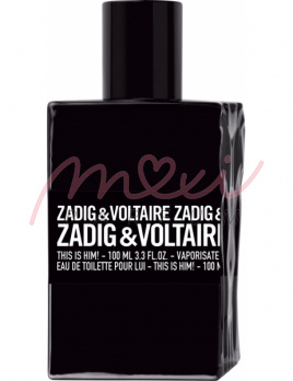 Zadig & Voltaire This is Him!, Woda toaletowa 100ml, Tester