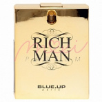 Blue up Paris Rich Man for men, Woda toaletowa 100ml (Alternatywa dla perfum Paco Rabanne 1 million) - Zlata edicia